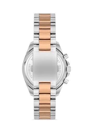 Ferro FL21259A-E 36 mm Rose Gold/Metalik Gri Kadın Kol Saati+ Bileklik