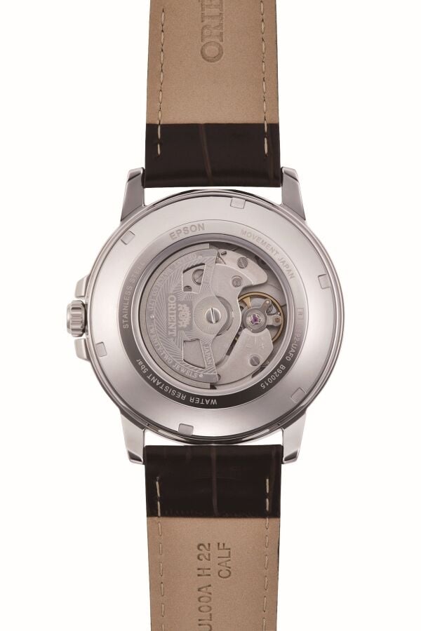 Orient RA-AA0C06E39B Kurmalı Otomatik Deri Kahverengi Yeşil Kadran 42 mm Erkek Kol Saati