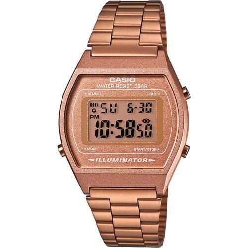 Casio B640WC-5ADF Dijital Bakır Kadın Kol Saati AYNI GÜN KARGO