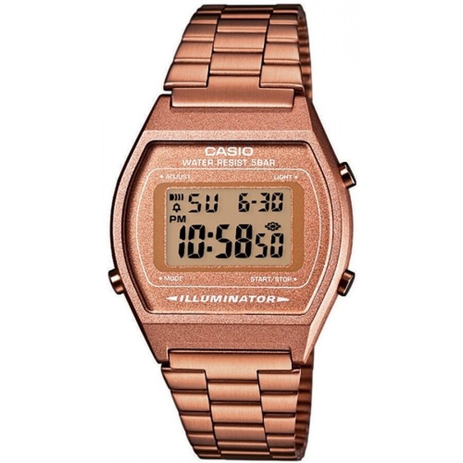 Casio B640WC-5ADF Dijital Bakır Kadın Kol Saati AYNI GÜN KARGO