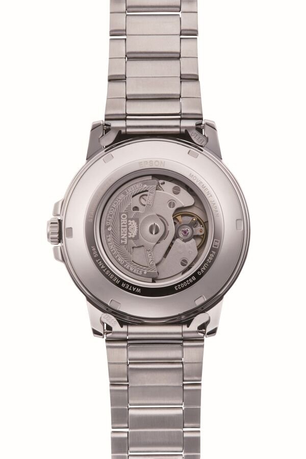 Orient RA-AA0C02L39B Kurmalı Otomatik Çelik Gri Lacivert Kadran 42 mm Erkek Kol Saati