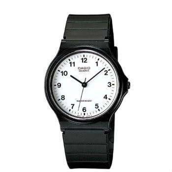 Casio MQ-24-7BLDF Quartz Silikon Siyah 34 mm Erkek Kol Saati