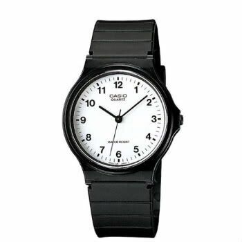 Casio MQ-24-7BLDF Quartz Silikon Siyah 34 mm Erkek Kol Saati