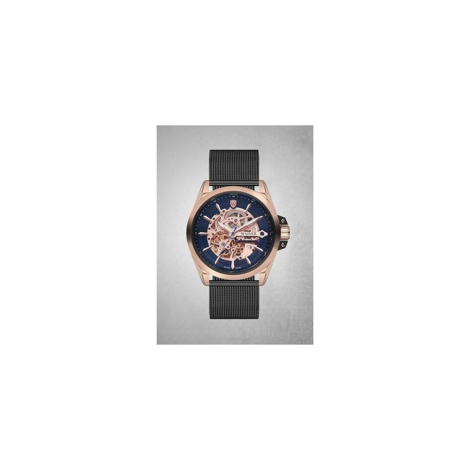 Wainer Master Edition WA.25687-A 46 mm Hasır Kordonlu Otomatik Erkek Kol Saati