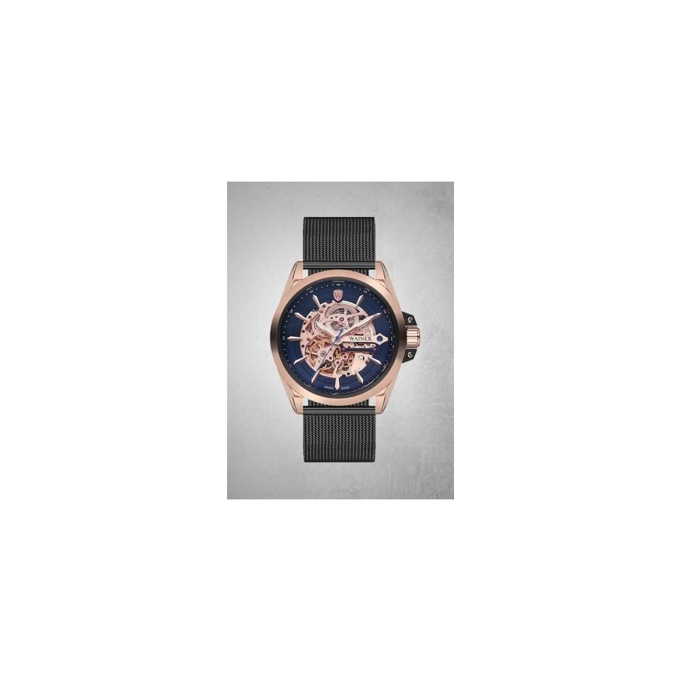 Wainer Master Edition WA.25687-A 46 mm Hasır Kordonlu Otomatik Erkek Kol Saati