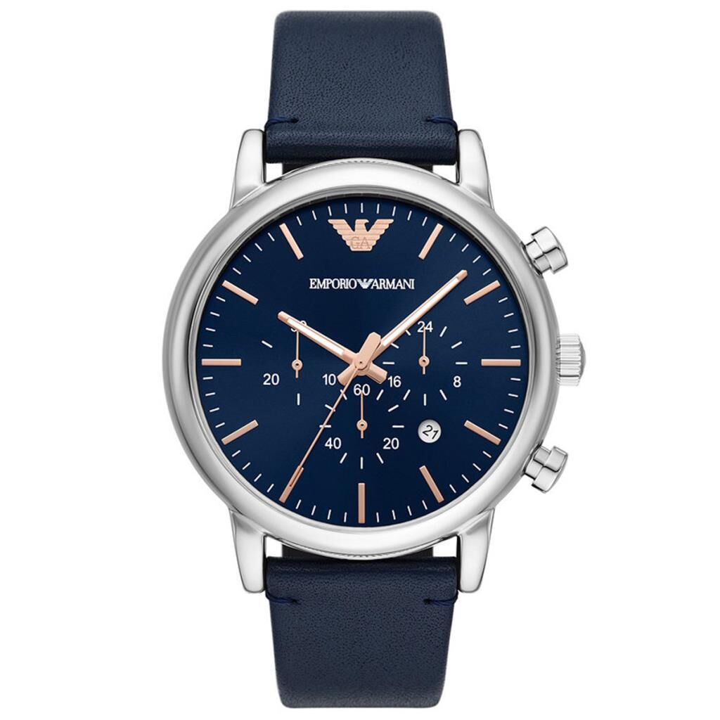 Emporio Armani AR11451 46 mm Lacivert Erkek Kol Saati