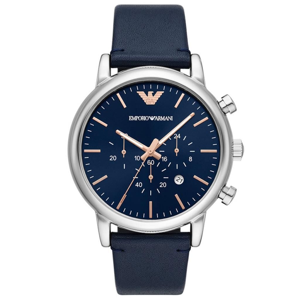 Emporio Armani AR11451 46 mm Lacivert Erkek Kol Saati