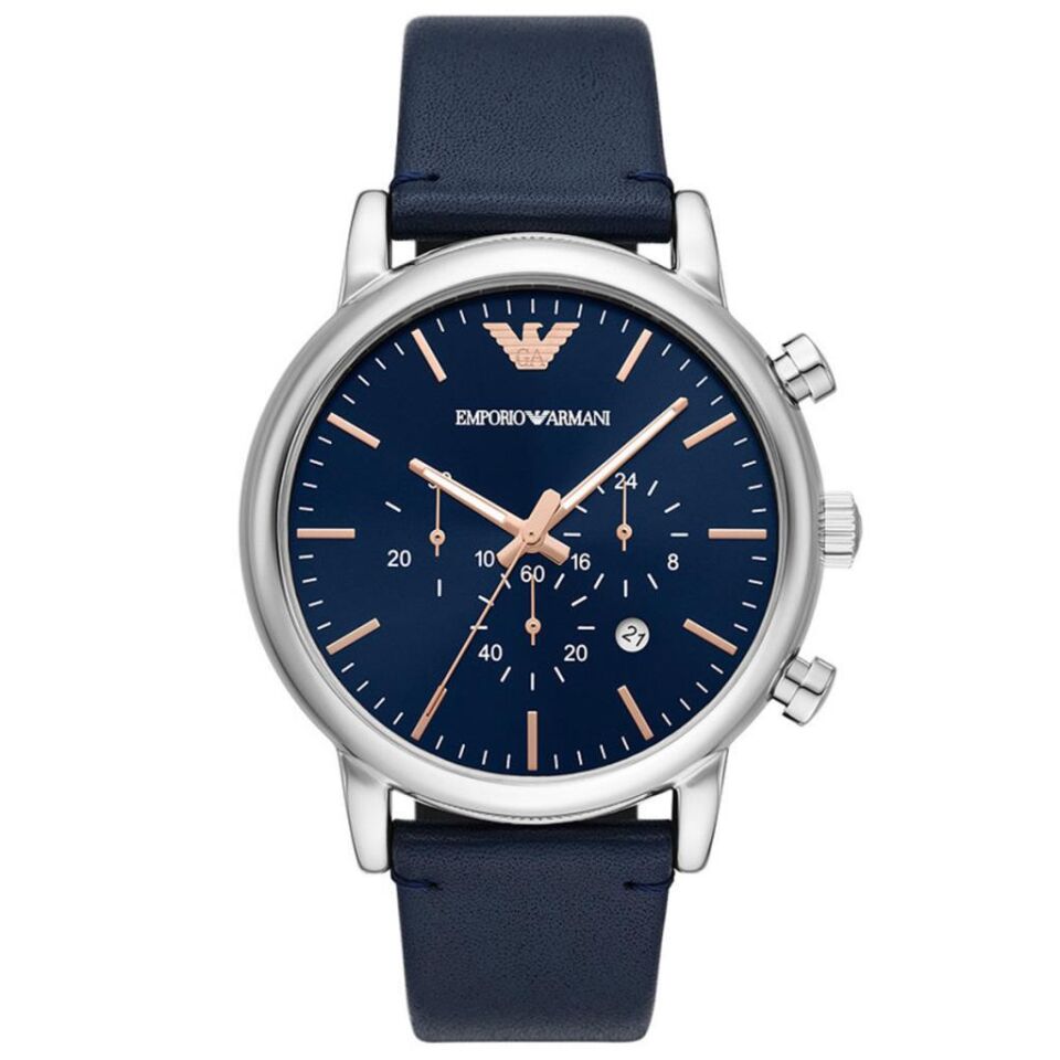 Emporio Armani AR11451 46 mm Lacivert Erkek Kol Saati