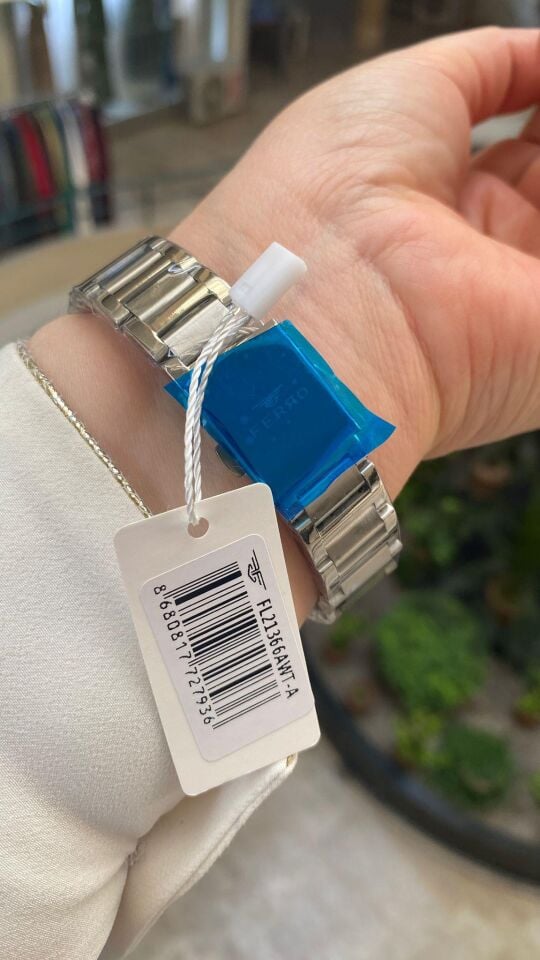 Ferro Quartz Çelik Gri 32 mm Kadın Kol Saati