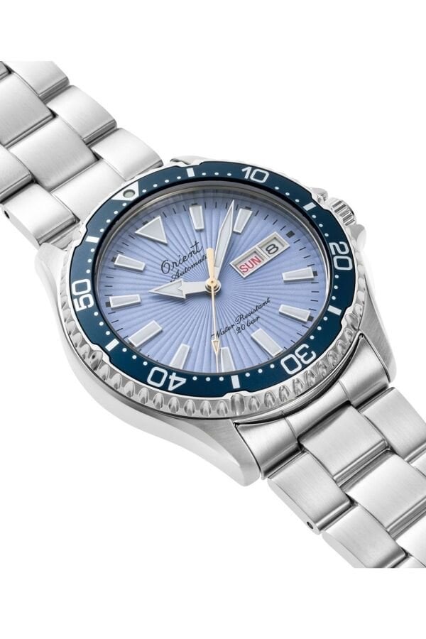 Orient Mako 3 RA-AA0823L39B Otomatik Çelik Gri Mavi Kadran Safir Cam 20 ATM 42 mm Erkek Kol Saati