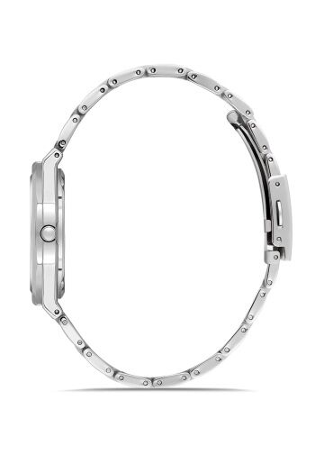 Ferro Quartz Çelik Rose/Gri 34 mm Kadın Kol Saati