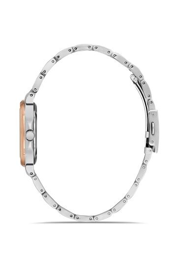 Ferro Rose ve GümüS Çelik Kordon Kadın Kol Saati FL21366A-E