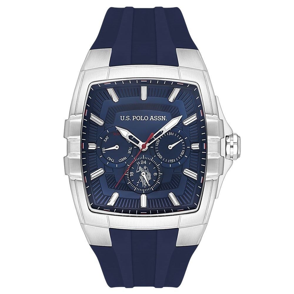 U.S. Polo Assn. USPA1093-01 Quartz Silikon Lacivert 41 mm Erkek Kol Saati