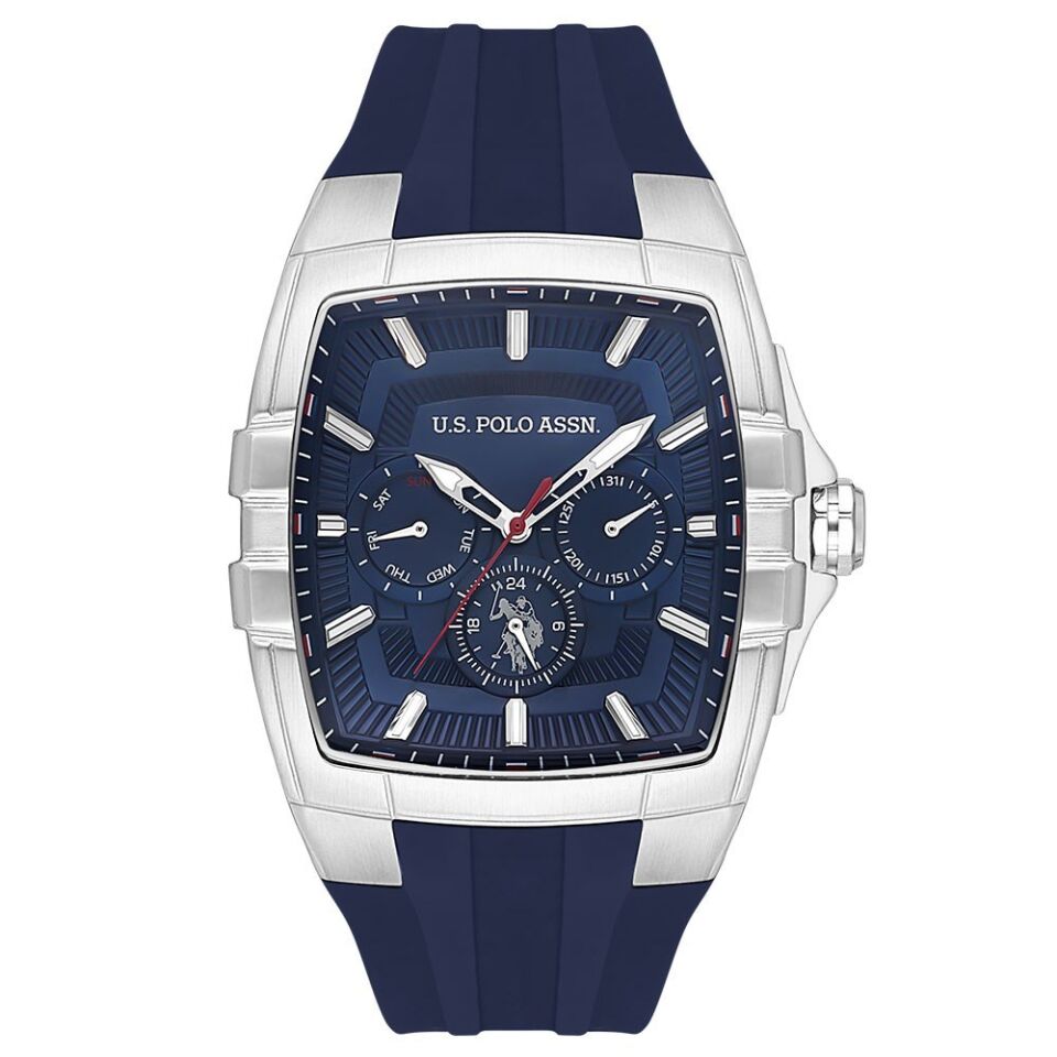 U.S. Polo Assn. USPA1093-01 Quartz Silikon Lacivert 41 mm Erkek Kol Saati