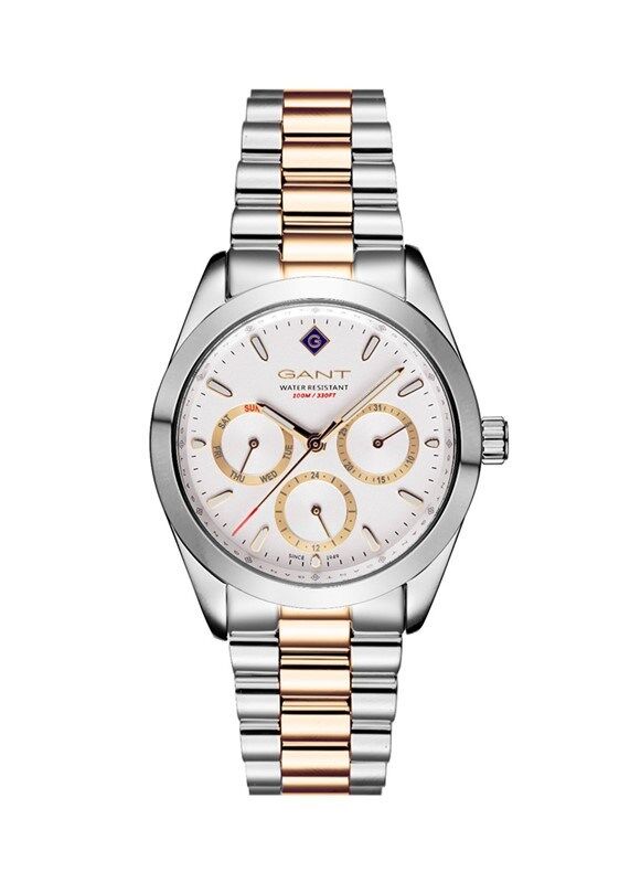 Gant G177004 Quartz Çelik Altın/Metalik Gri 38 mm Kadın Kol Saati