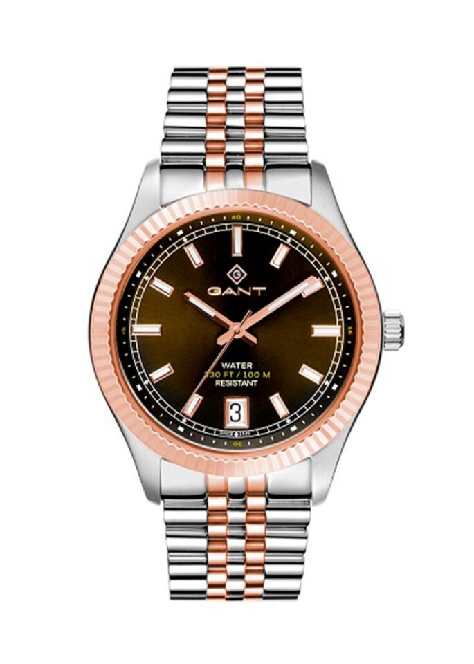 Gant G166014 Quartz Çelik Rose Gold/Metalik Gri 38 mm Erkek Kol Saati