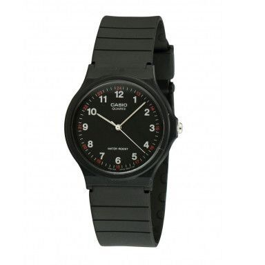 Casio MQ-24-1BLDF Quartz Silikon Siyah 34 mm Erkek Kol Saati