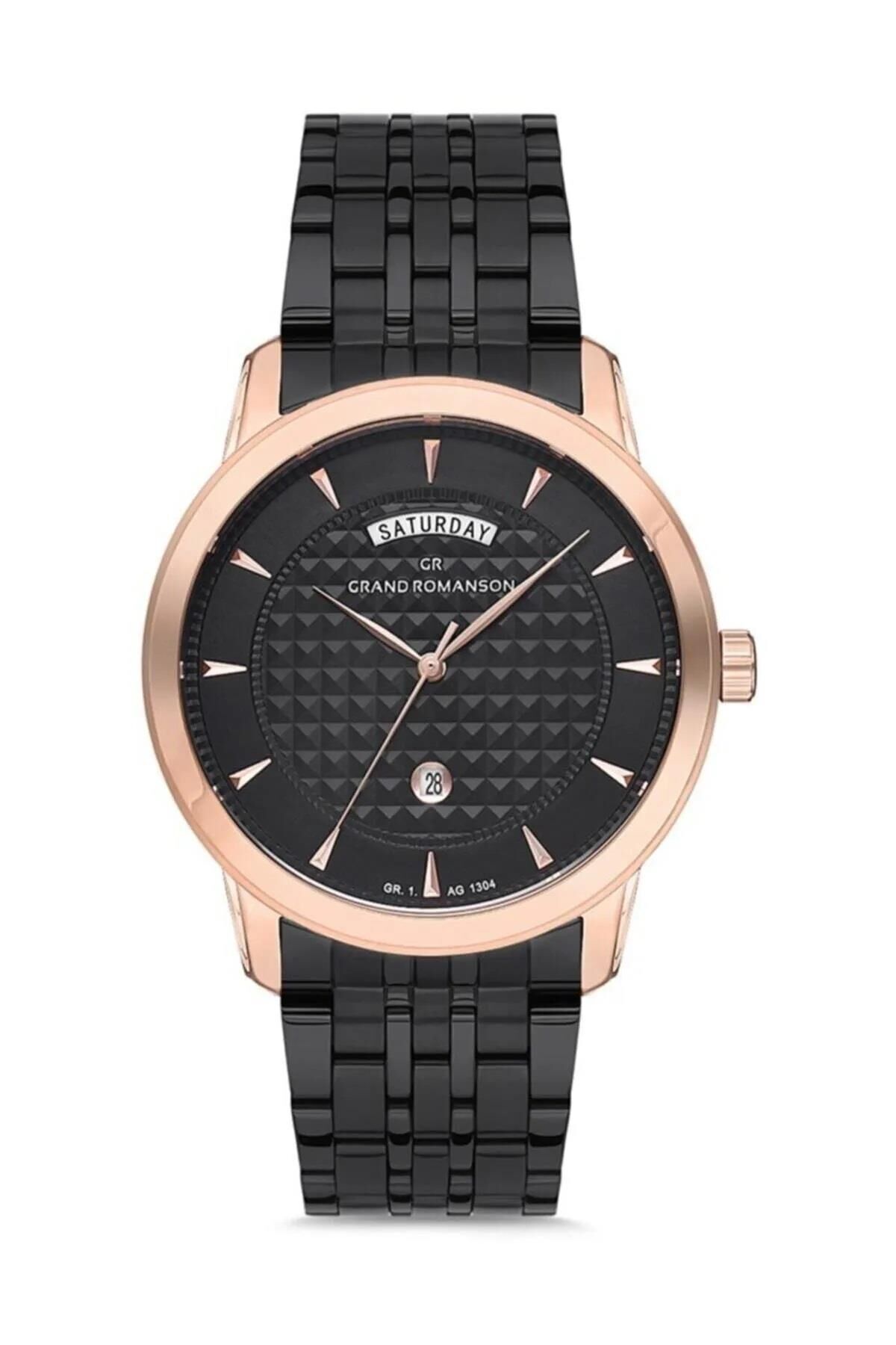 Grand Romanson GR.1.AG1304.14 Quartz Çelik Siyah 42 mm Erkek Saat