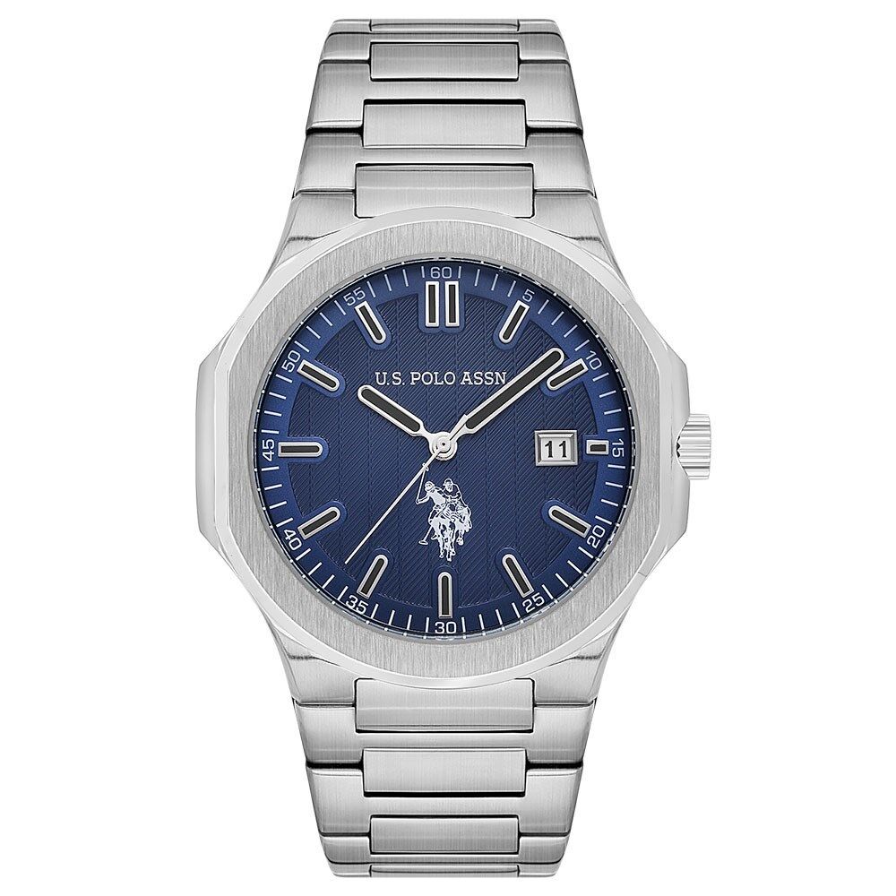 U.S. Polo Assn. USPA1091-01 Quartz Çelik Gri 45 mm Erkek Kol Saati