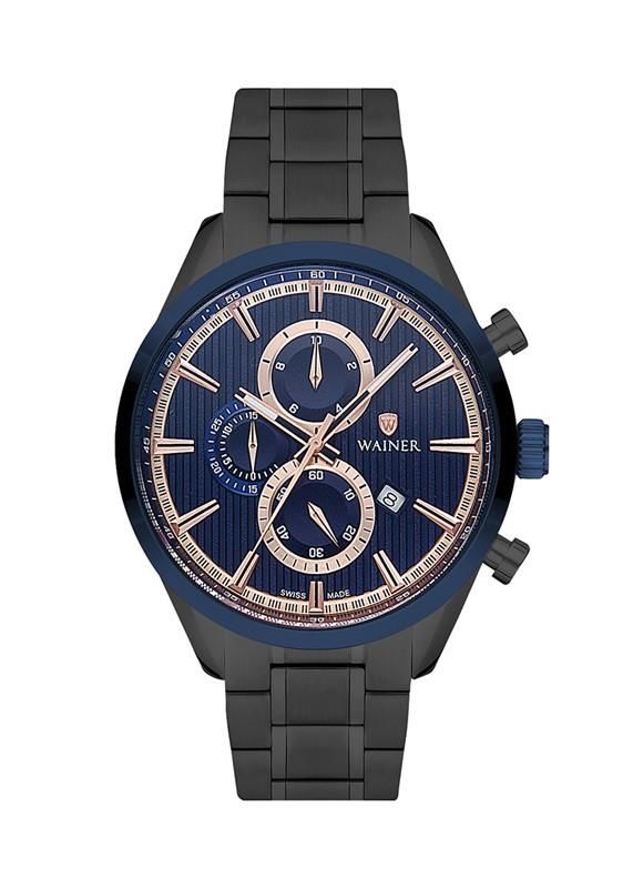 Wainer Swiss Made WA.19388-F 46 mm Çelik Erkek Kol Saati