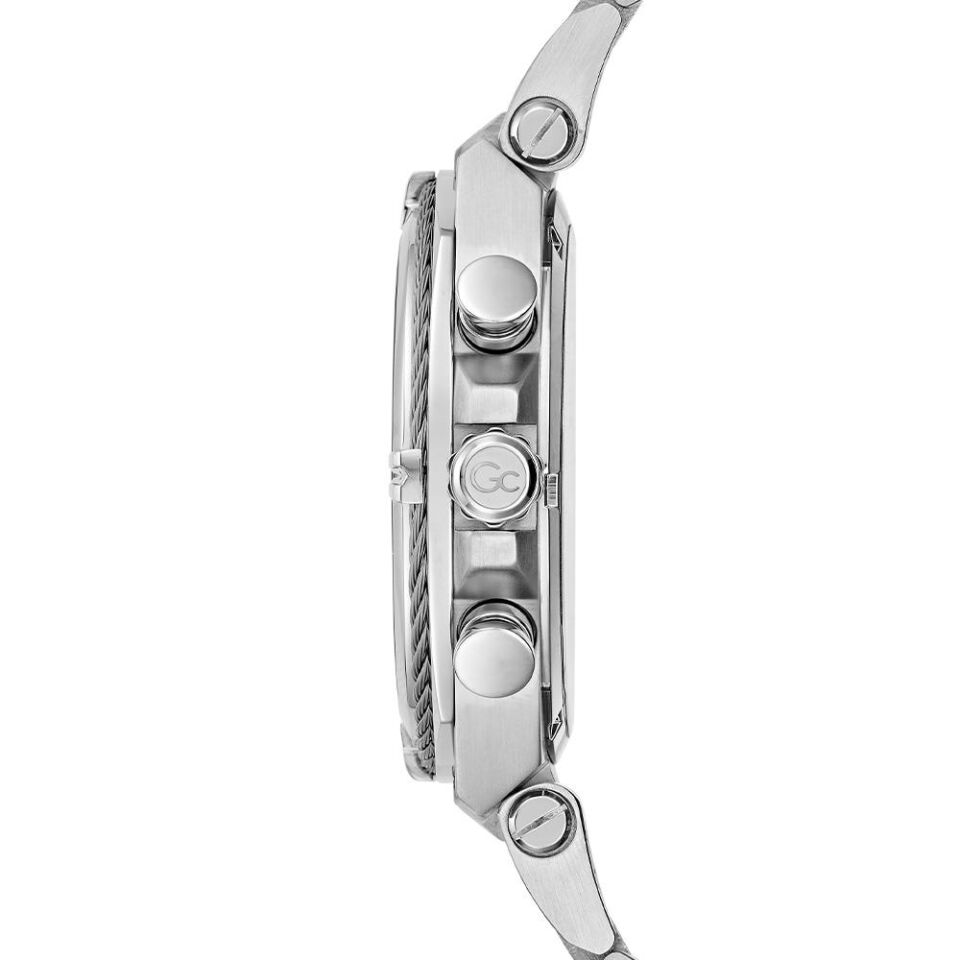 Gc GCZ32002G9MF Quartz Çelik Gri Yeşil Kadran Quartz 10 ATM  43 mm Erkek Kol Saati