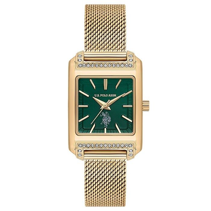 U.S. Polo Assn. USPA2073-01 Quartz Hasır 24x36 mm Altın Kadın Kol Saati