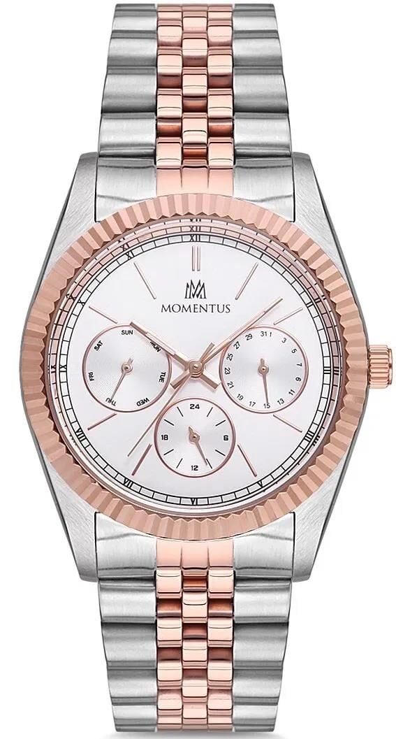 Momentus CW130T-02SR Quartz Çelik Rose/Gri 36 mm Kadın Kol Saati