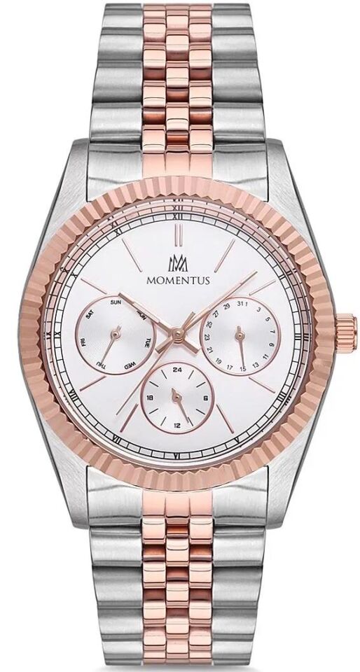 Momentus CW130T-02SR Quartz Çelik Rose/Gri 36 mm Kadın Kol Saati