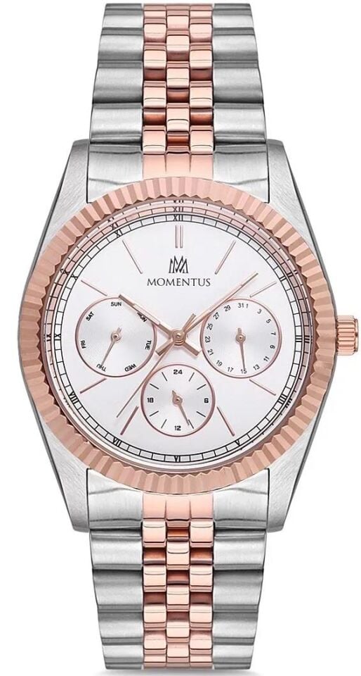Momentus CW130T-02SR Quartz Çelik Rose/Gri 36 mm Kadın Kol Saati