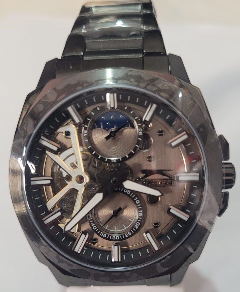 Slazenger SL.09.2441.2.04 Quartz Çelik Siyah 44 mm Erkek Kol Saati