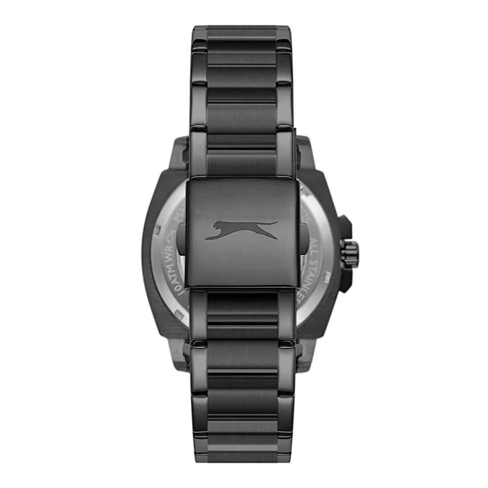 Slazenger SL.09.2441.2.04 Quartz Çelik Siyah 44 mm Erkek Kol Saati