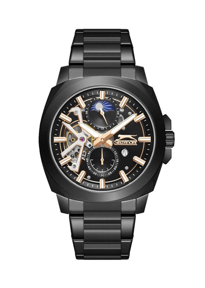 Slazenger SL.09.2441.2.05 Otomatik Çelik Siyah 44 mm Erkek Kol Saati