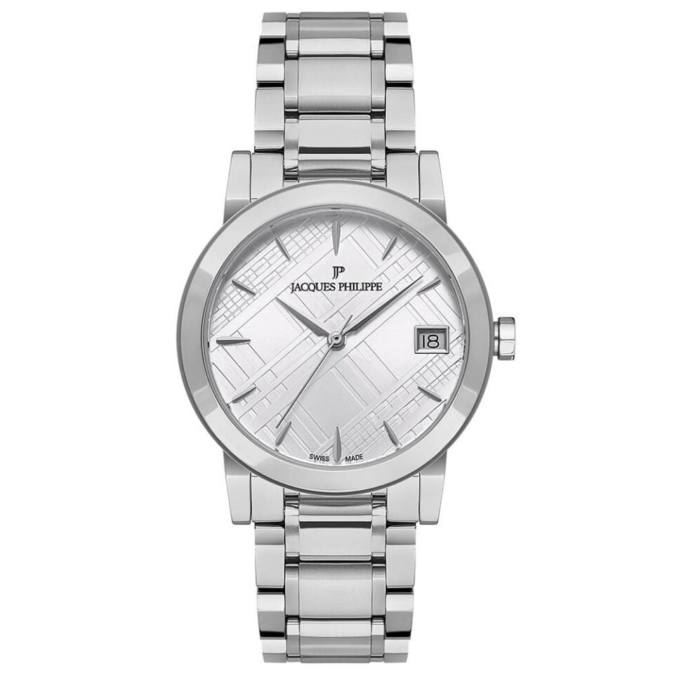 Jacques Philippe JPQLS161326 Quartz Çelik Gri 34 mm Kadın Kol Saati