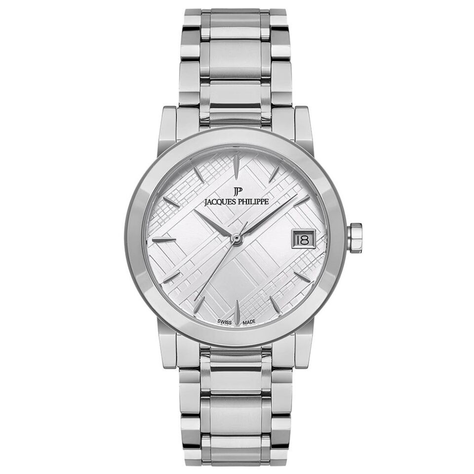 Jacques Philippe JPQLS161326 Quartz Çelik Gri 34 mm Kadın Kol Saati