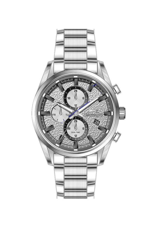 Slazenger SL.09.2515.2.01 Quartz Çelik Gri 44 mm Erkek Kol Saati