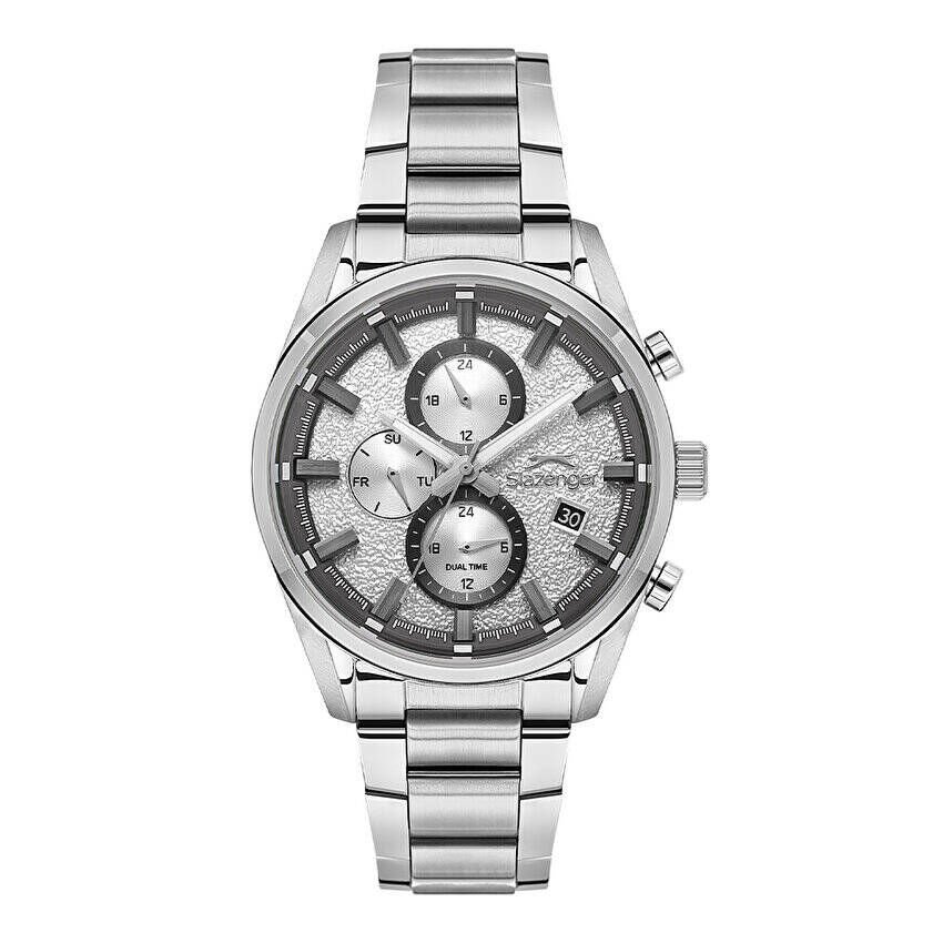 Slazenger SL.09.2515.2.01 Quartz Çelik Gri 44 mm Erkek Kol Saati