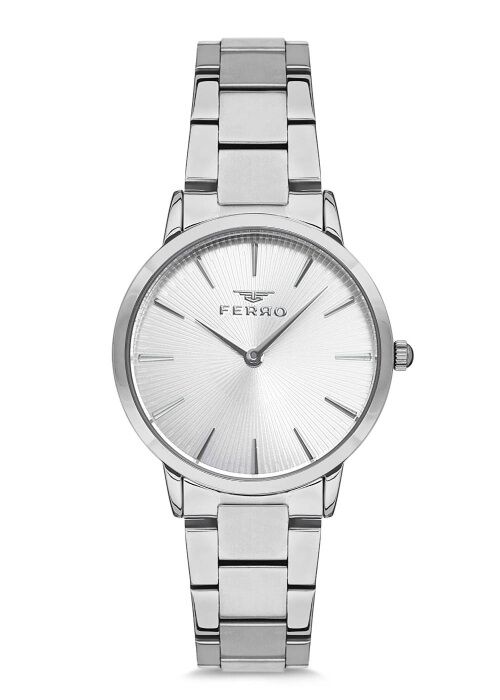 Ferro Gümüş Çelik Kordon Kadın Kol Saati F1928A-1025-A