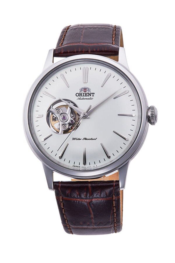 Orient Bambino RA-AG0002S30B Kurmalı Otomatik Deri Kahverengi Beyaz Kadran 41 mm Erkek Kol Saati