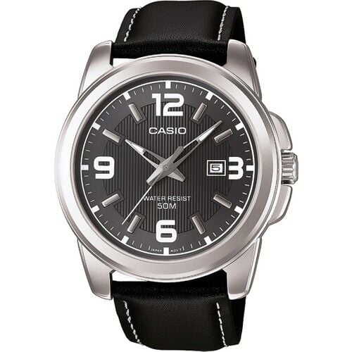 Casio MTP-1314L-8AVDF Quartz Deri Siyah 45 mm Erkek Kol Saati