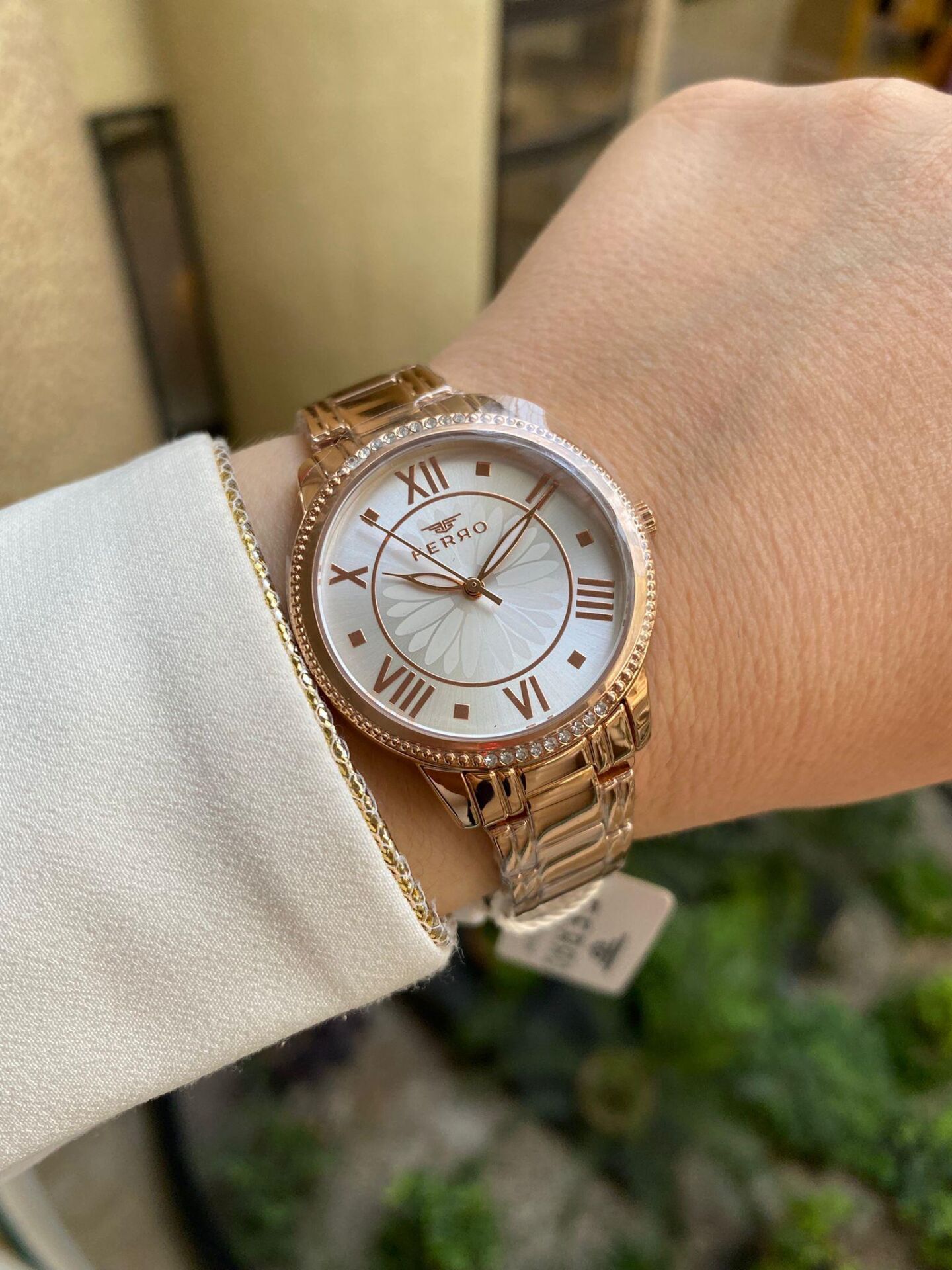 Ferro F21925A-C Quartz Çelik Rose 34 mm Kadın Kol Saati