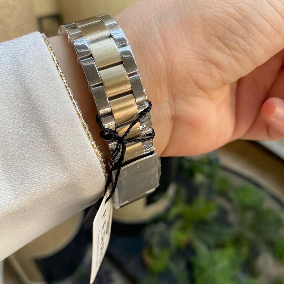 Ferro FL40096A-D 36 mm Sarı-Gümüş Çelik Kordon Kadın Kol Saati