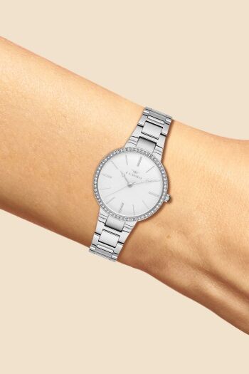 Ferro Gümüş Çelik Kordon Kadın Kol Saati F21093A-A