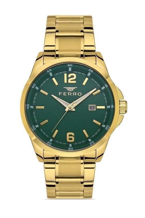 Ferro F11313A-B6 Çelik Gold 43 mm Erkek Kol Saati