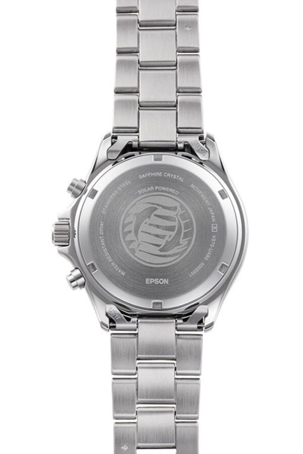 Orient Mako RA-TX0206L10B Quartz Solar Çelik Gri Safir Cam 20 ATM 43 mm Erkek Kol Saati RA-TX0206L10B