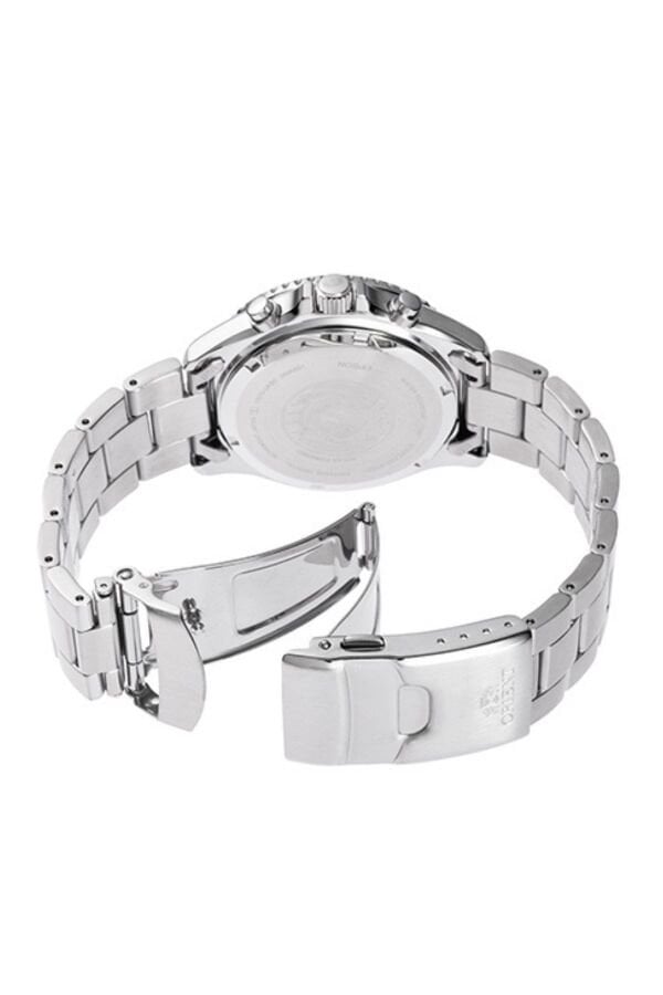 Orient Mako RA-TX0206L10B Quartz Solar Çelik Gri Safir Cam 20 ATM 43 mm Erkek Kol Saati RA-TX0206L10B