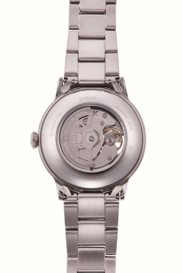 Orient Bambino RA-AG0029N30B Kurmalı Otomatik Çelik Gri Open Heart 41 mm Erkek Kol Saati