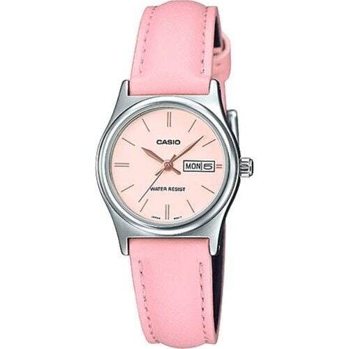Casio LTP-V006L-4BUDF Quartz Deri Pembe 25 mm Kadın Kol Saati