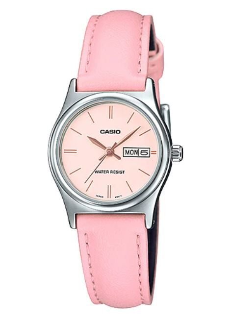 Casio LTP-V006L-4BUDF Quartz Deri Pembe 25 mm Kadın Kol Saati