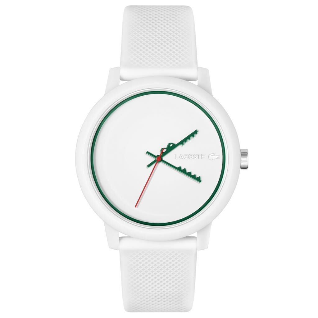 Lacoste 2011308 Quartz Silikon Beyaz 42 mm Erkek Kol Saati