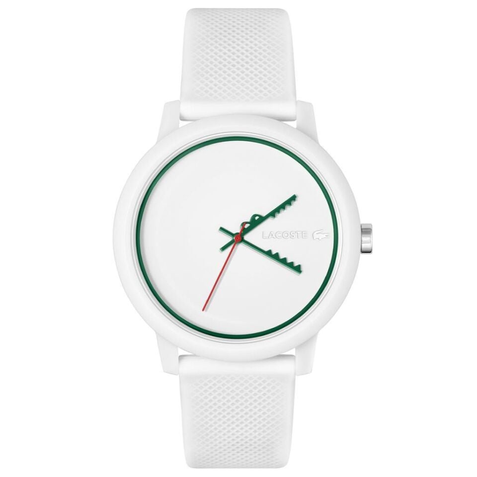 Lacoste 2011308 Quartz Silikon Beyaz 42 mm Erkek Kol Saati